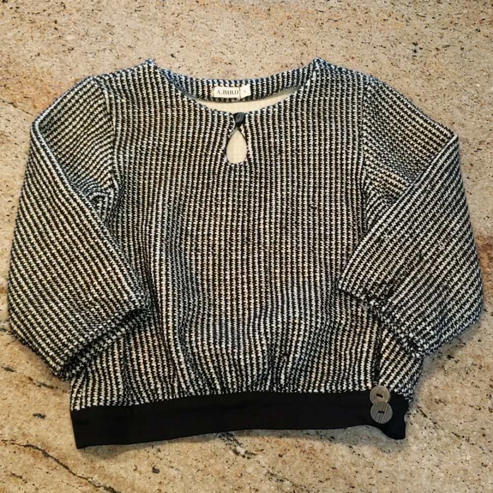 Elegant Houndstooth Dress Shirt Blouse Girl 6
